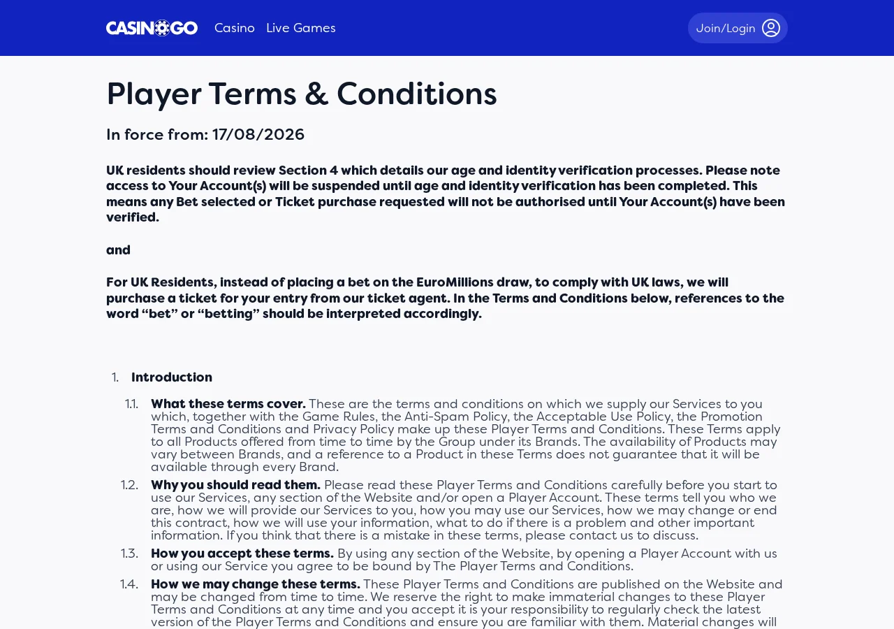CasinoGo: Licens og sikkerhed